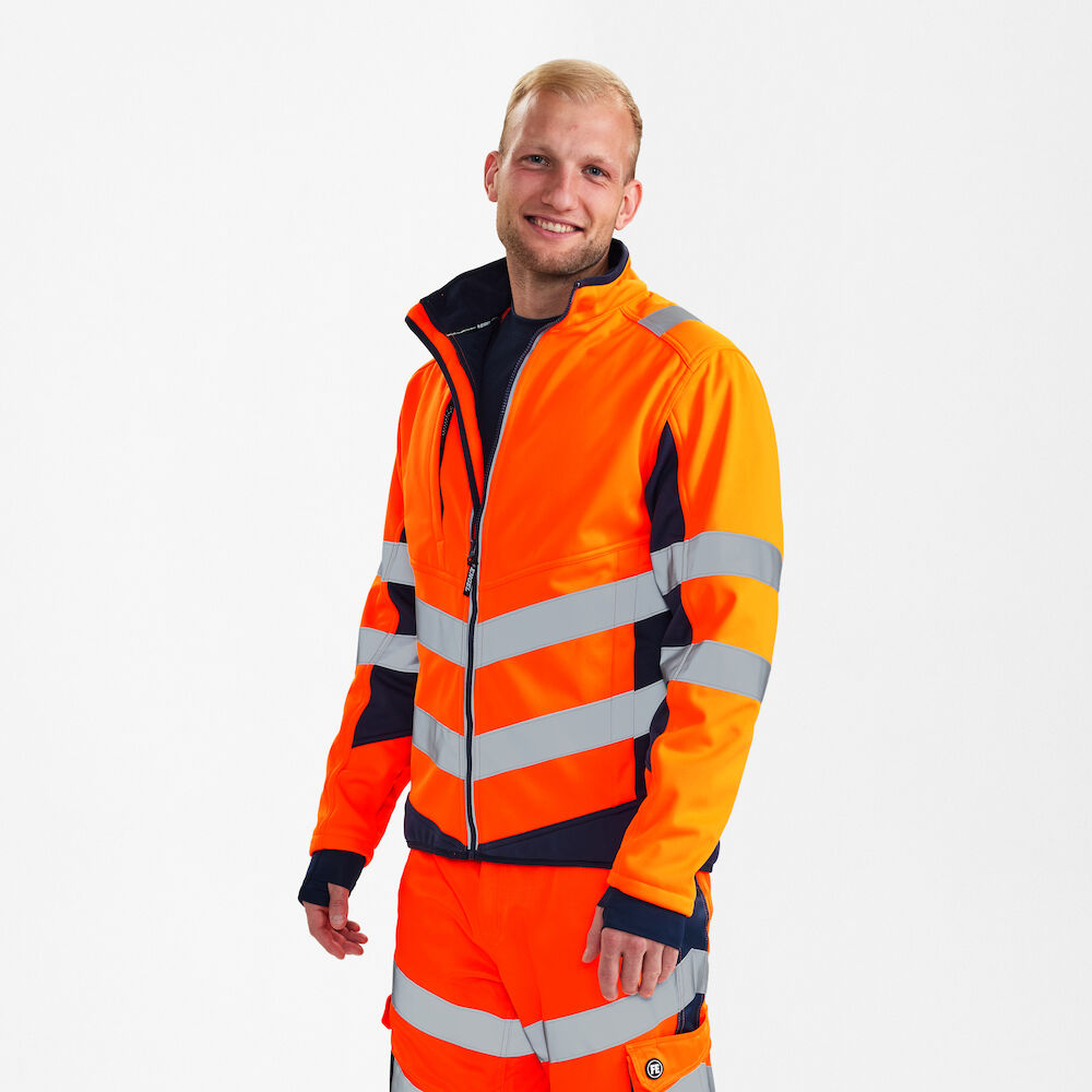 ENGEL  1158-237-10165 SAFETY EN ISO 20471 HIVIS SOFTSHELL CEKET