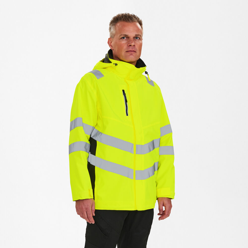 ENGEL 1145-930-3820 SAFETY EN ISO 20471 HIVIS PARKA SHELL CEKET