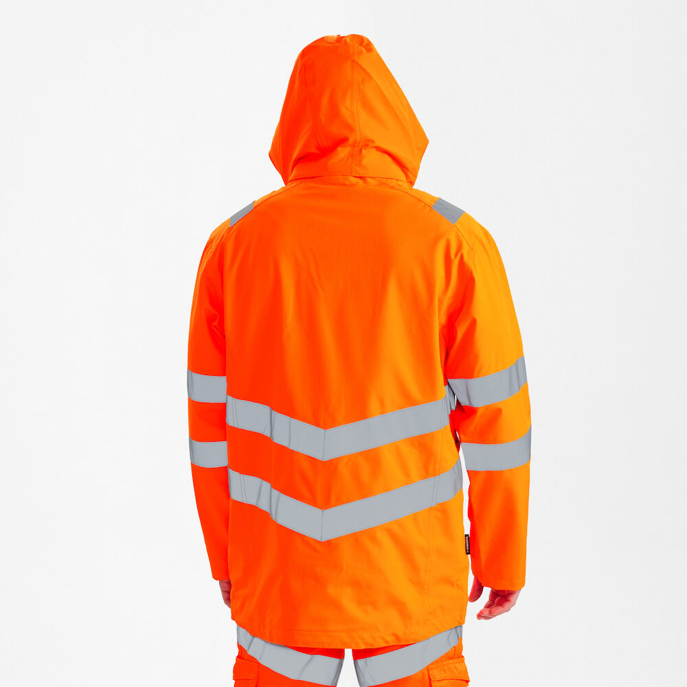 ENGEL 1145-930-10 SAFETY EN ISO 20471 HIVIS PARKA SHELL CEKET