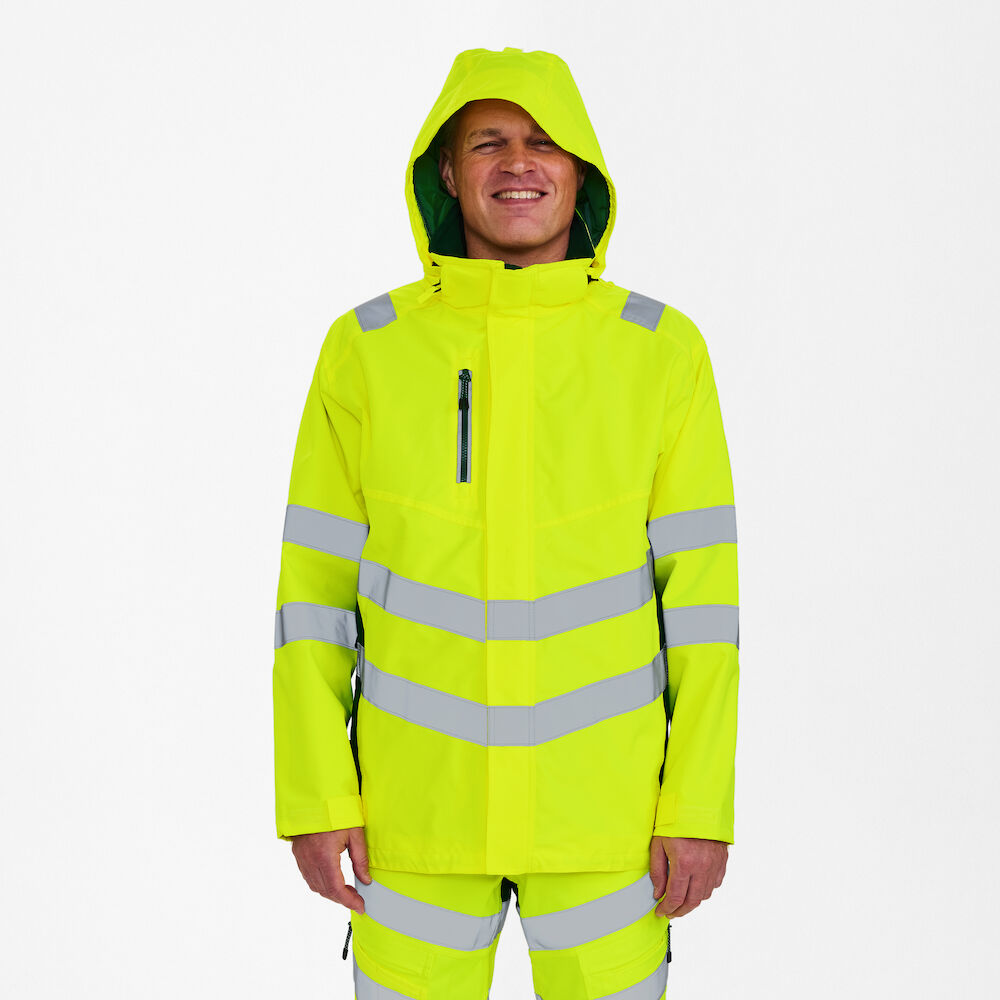 ENGEL 1145-930-381 SAFETY EN ISO 20471 HIVIS PARKA SHELL CEKET