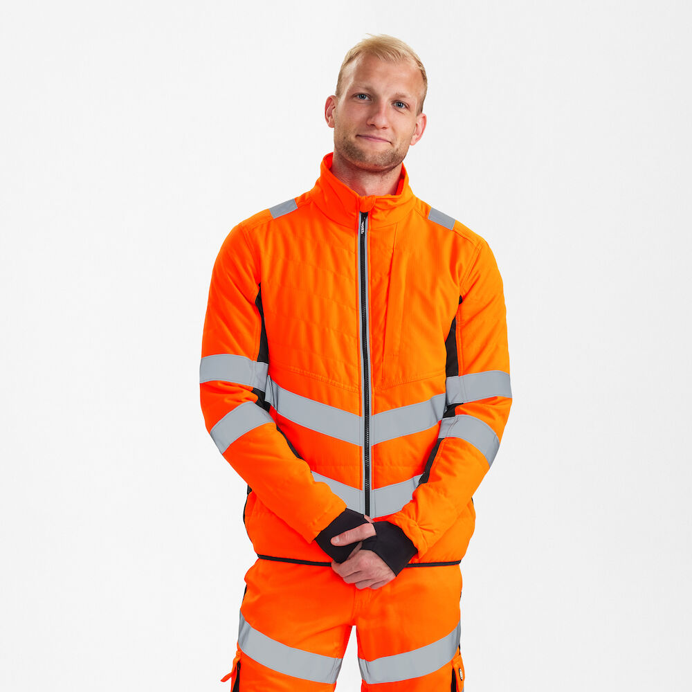 ENGEL 1159-158-1079 SAFETY EN ISO 20471 HIVIS KAPİTONELİ İŞ CEKETİ