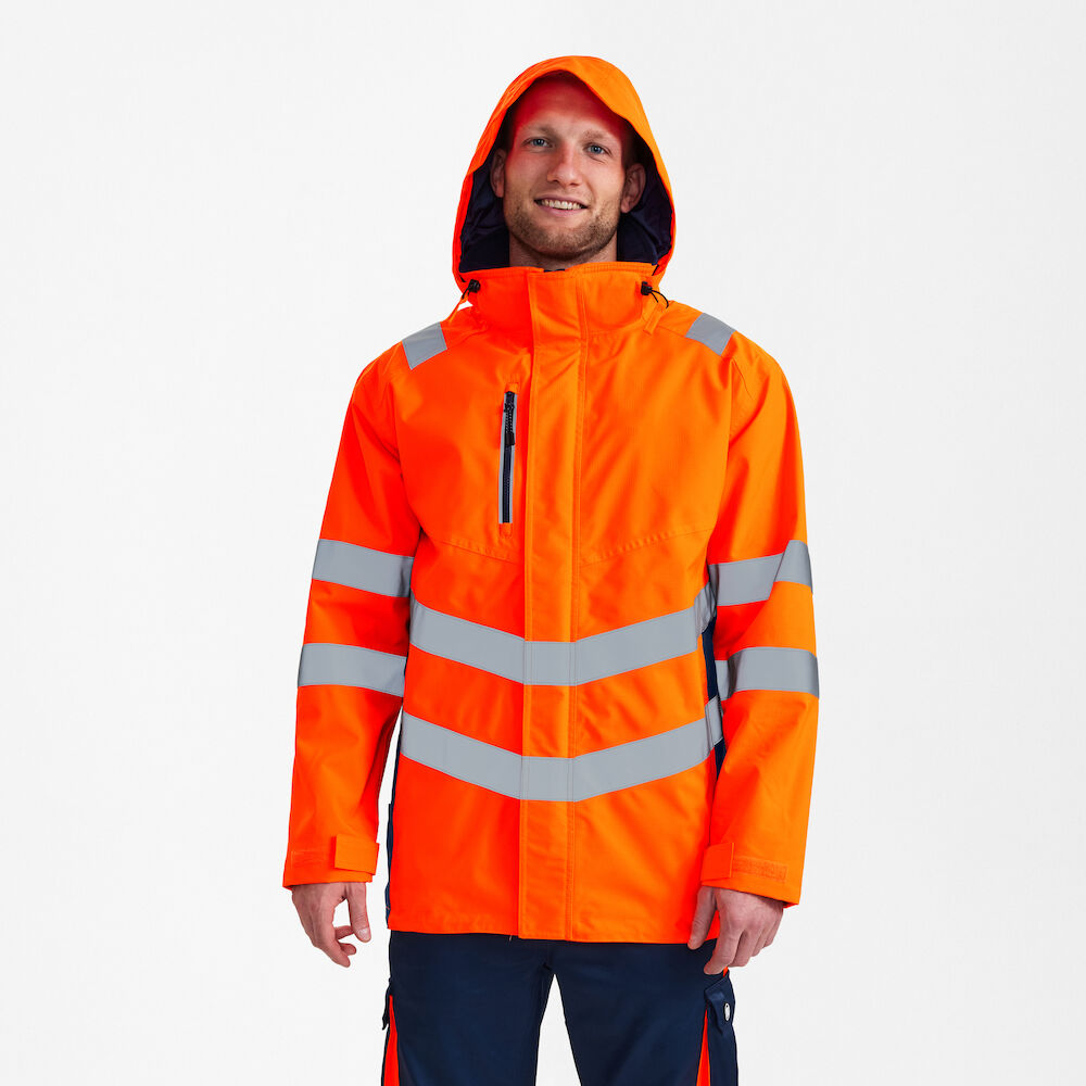 ENGEL 1145-930-10165 SAFETY EN ISO 20471 HIVIS PARKA SHELL CEKET