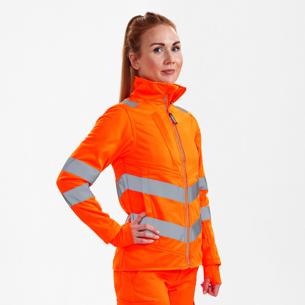 ENGEL 1156-237-10 SAFETY EN ISO 20471 HIVIS KADIN SOFTSHELL CEKET