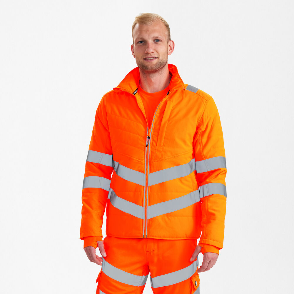 ENGEL 1159-158-10 SAFETY EN ISO 20471 HIVIS KAPİTONELİ İŞ CEKETİ