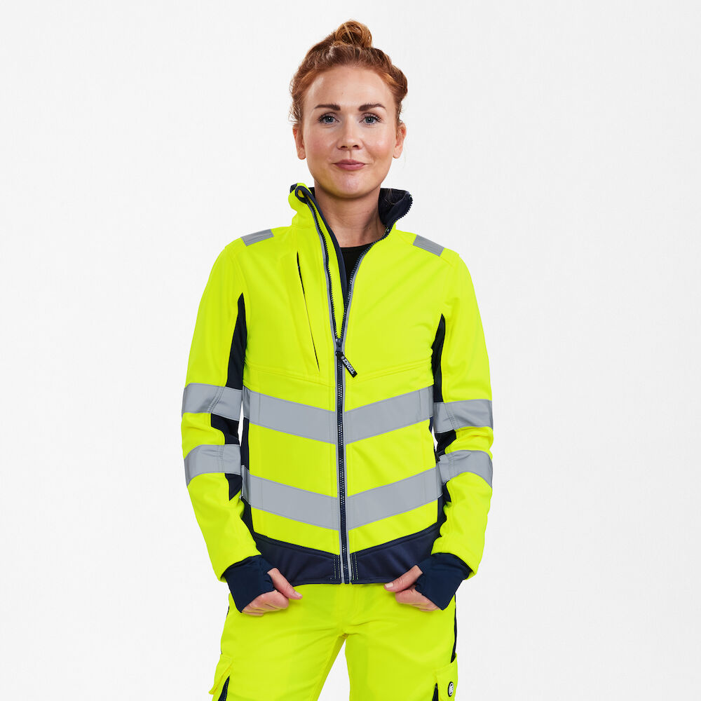 ENGEL 1156-237-38165 SAFETY EN ISO 20471 HIVIS KADIN SOFTSHELL CEKET