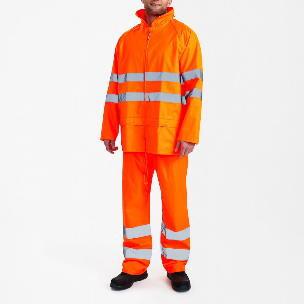 ENGEL 1916-218-10 SAFETY EN ISO 20471 HIVIS YAĞMURLUK TAKIM