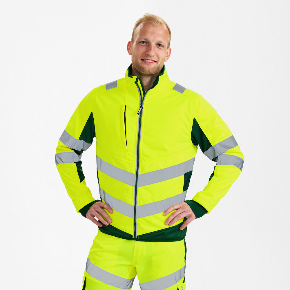 ENGEL  1158-237-381 SAFETY EN ISO 20471 HIVIS SOFTSHELL CEKET