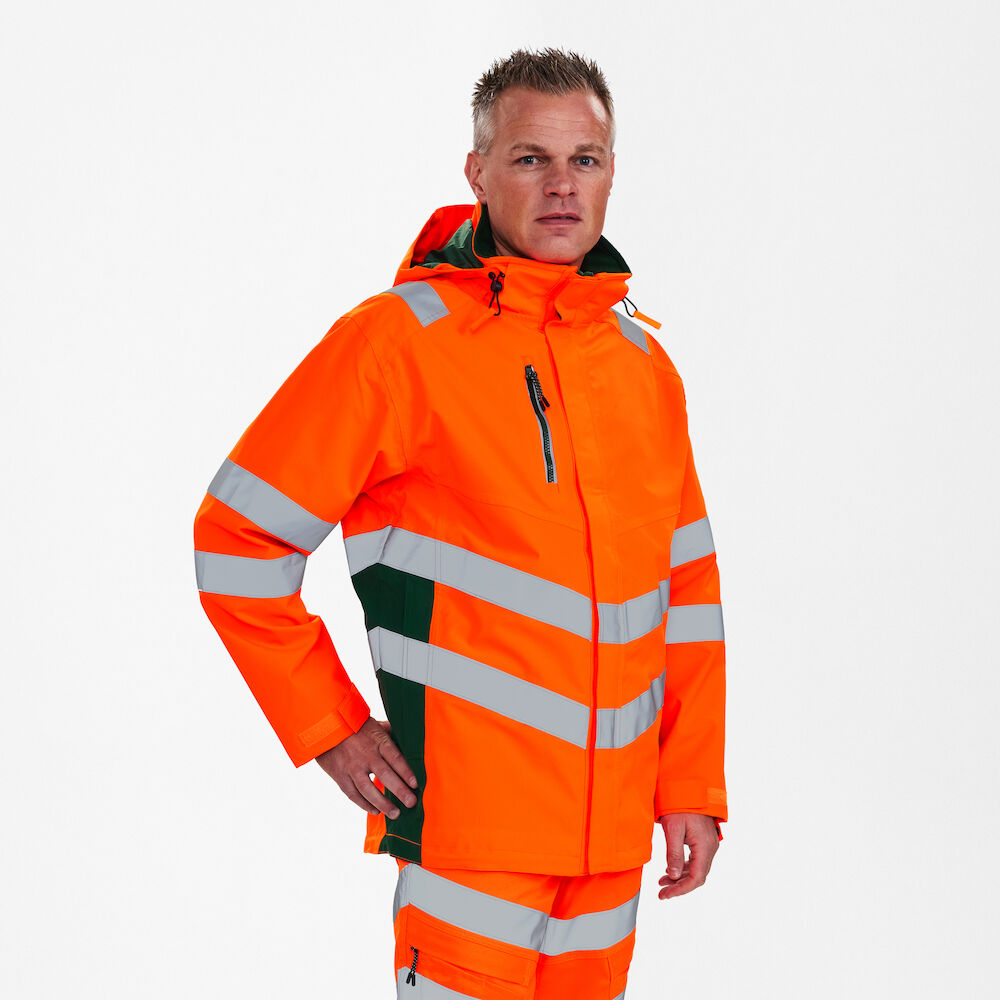 ENGEL 1145-930-101 SAFETY EN ISO 20471 HIVIS PARKA SHELL CEKET