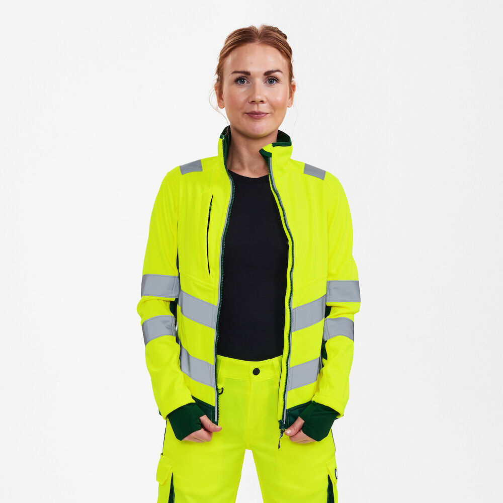 ENGEL 1156-237-381 SAFETY EN ISO 20471 HIVIS KADIN SOFTSHELL CEKET